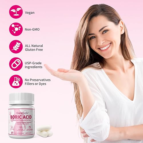 Miniatura 2 de Supositorios vaginales - Balance de pH y control de olores para mujeres, 600 mg, 30 unidades - Suave salud femenina