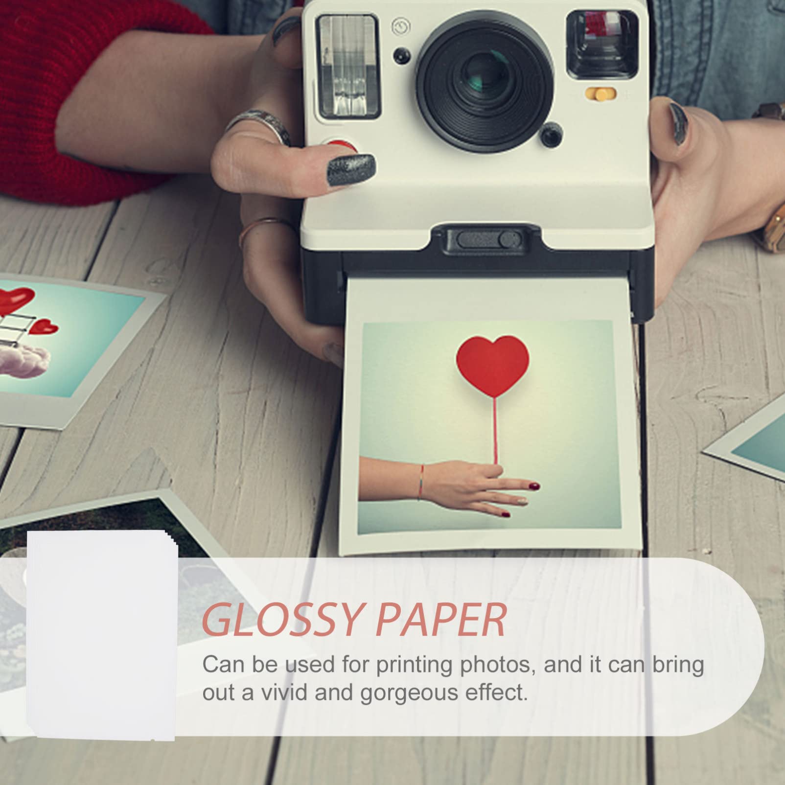 Gadpiparty 5 Set Carta Fotografica Lucida Carta Per Spray Per Fotografie Progetti Domestici E Pubblicità Spessore 10 Fogli*5