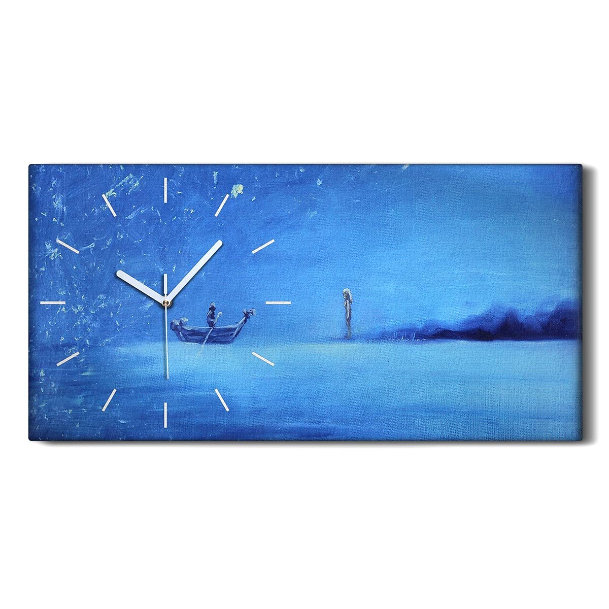 Horloge sur Toile Image Art Mural Moderne Nuit en Mer