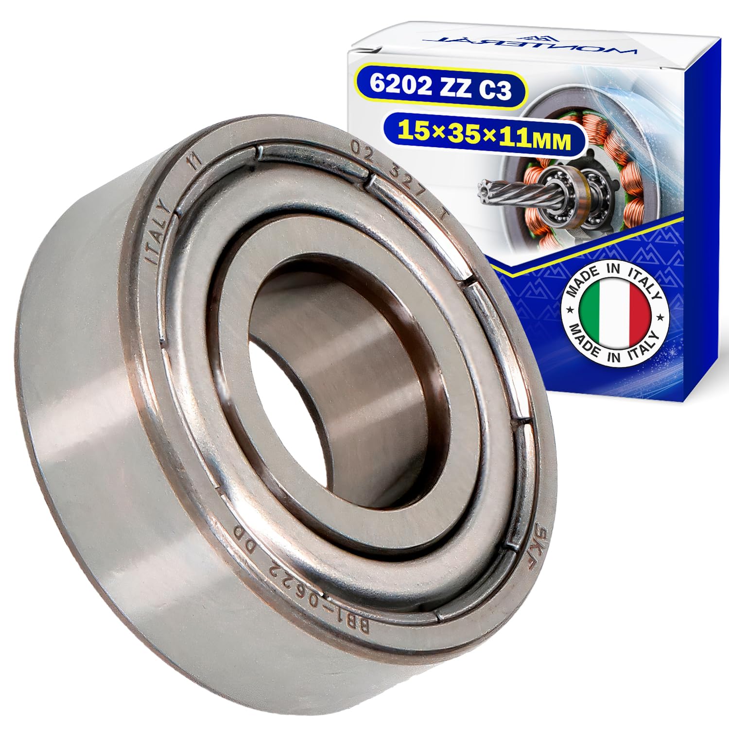Roulement 608zz 6202ZZ Lot De 4 Roulements à Billes Pré-lubrifiés En Acier Avec Double Blindage Pour Moteurs Et Machines électriques 15 X 35 X 11 Mm Roulements Acier Double Blindage 15mm