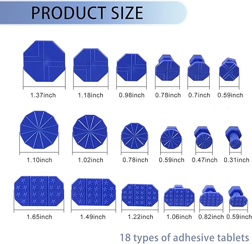 Miniatura 3 de gunhunt Extractor de reparación de abolladuras de automóvil, kit de reparación de extractor de ventosa de hoja de desprendimiento de abolladuras,