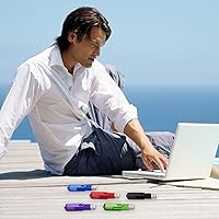 Vista 8 de Memoria USB 2.0 de 64 GB, unidades flash USB 2.0 de 64 GB, colores mezclados: negro y verde