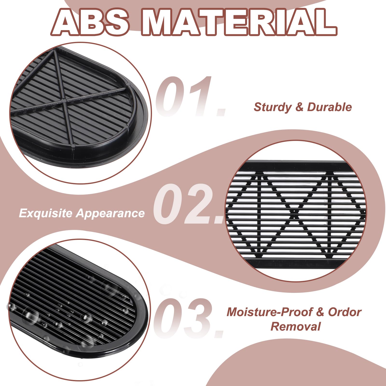 PATIKIL 10 Inch Oval Ventilation Grille - Image 3