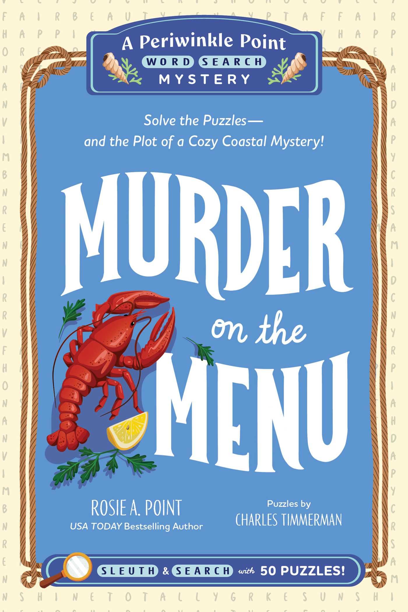 Murder on the Menu: Book 1: Solve the Puzzles―and the Plot of a Cozy Coastal Mystery! (A Periwinkle Point Word Search Mystery)