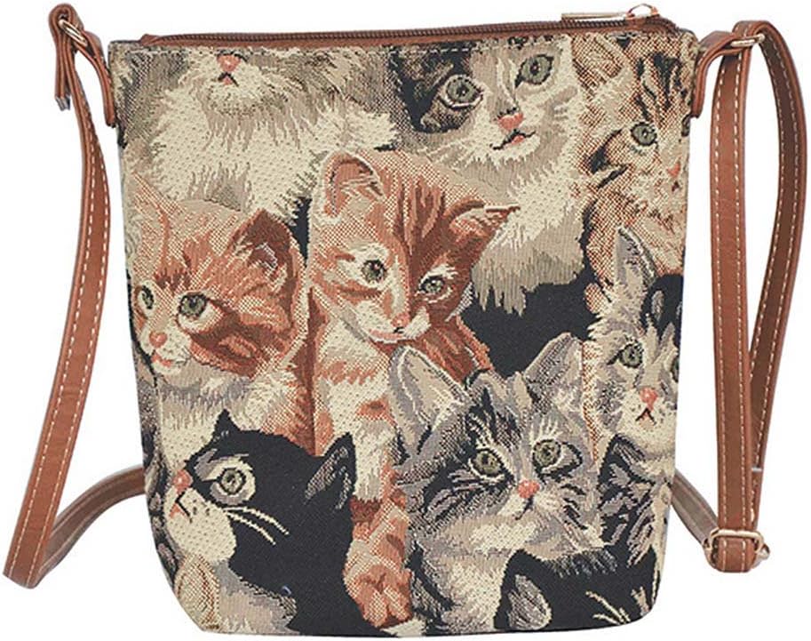 Signare Tapestry Cross-body Satchel Bag/Lightweight Purse