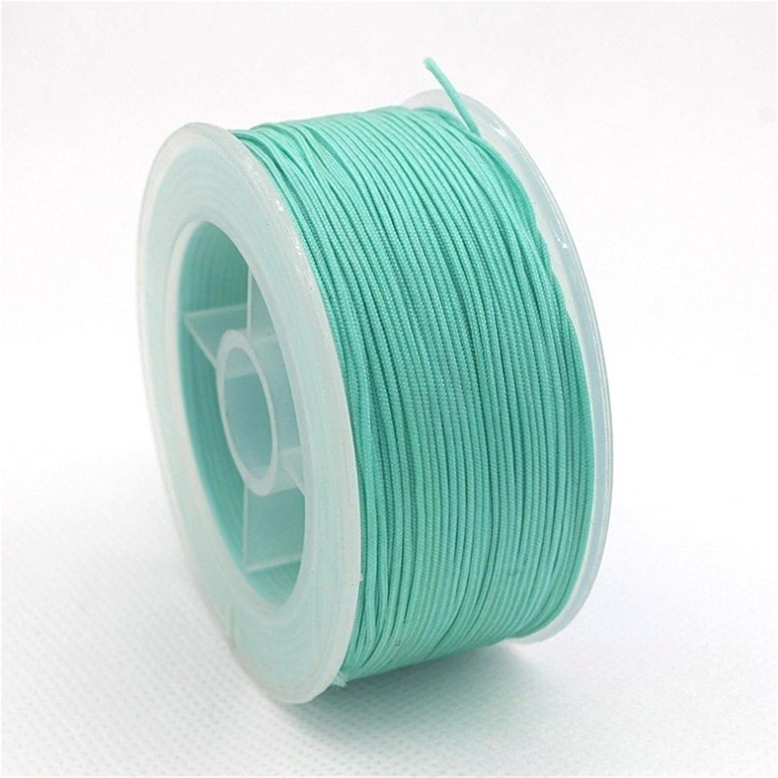 Nylon Cord Thread 5PCS 2mm 50m Nylon Cord Thread For Jewelry DIY Making Necklace Handmade Material Rope Beading Braided String for Making Bracelet, Necklace, Chinese Knot(Light green)