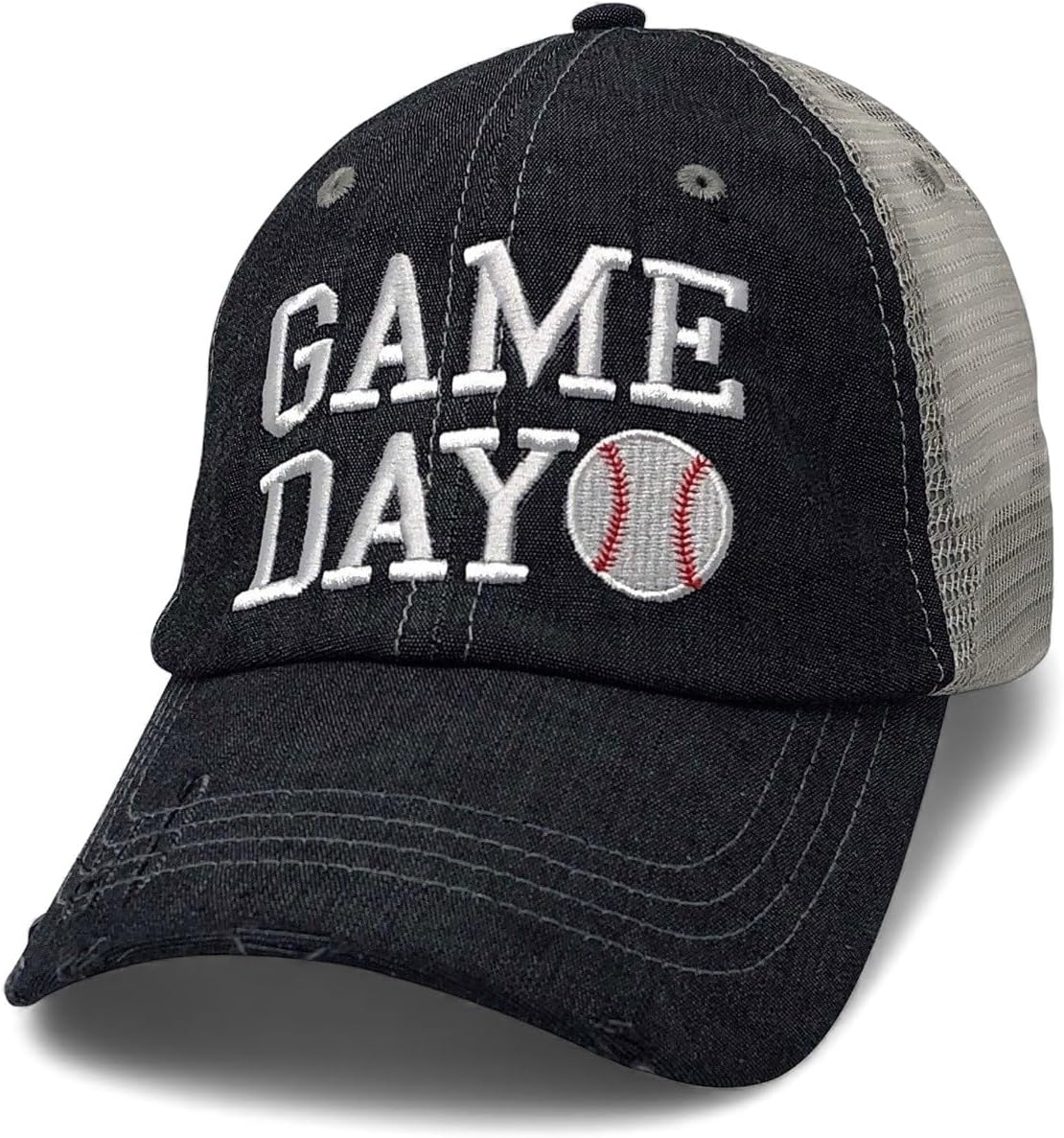 Cocomo Soul Game Day Baseball Hat | Game Day Baseball Cap | Baseball Mom Hat 210 Dark Grey
