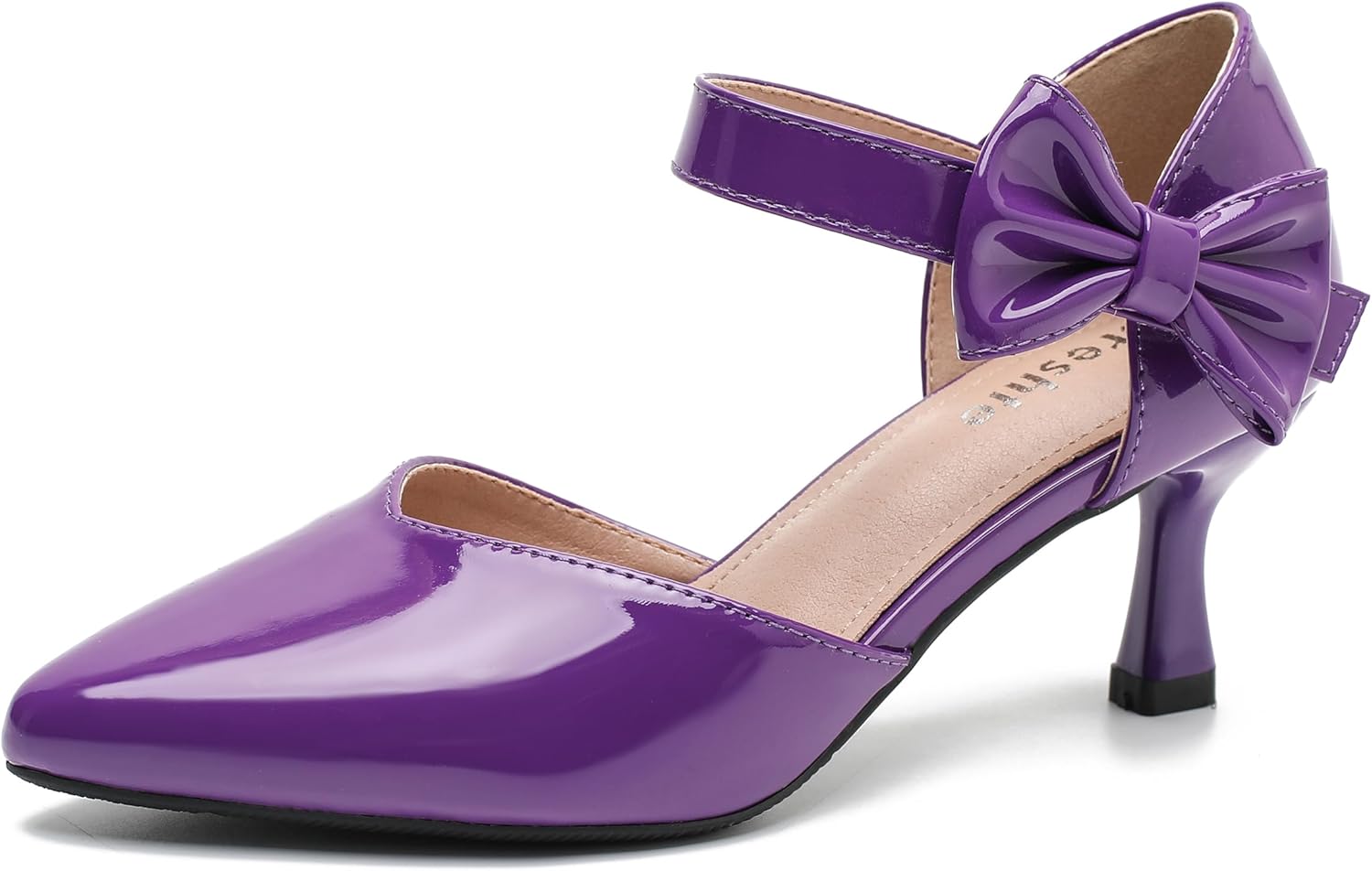 fereshte Women's Kitten Heel Pumps - D'Orsay Style