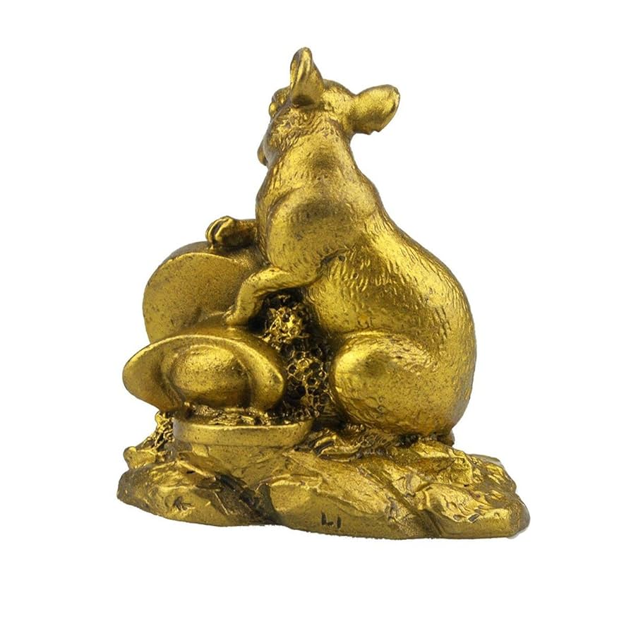 ネズミと金運福袋陶器装飾品 ネズミと金運福袋陶器装飾品 Amazon.co.jp: 財富の鼠 ネズミ 可愛い