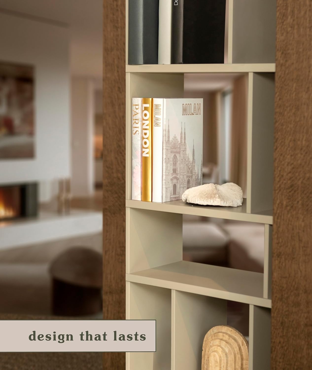 Decorative Books for Home - Shelf Decor Accents - Set of 3 - Modern Hardcover Book Stack - Matte Gold Coffee & Entry Table Decoration - Contemporary Display - Fashion Designer Dresser Aestethics