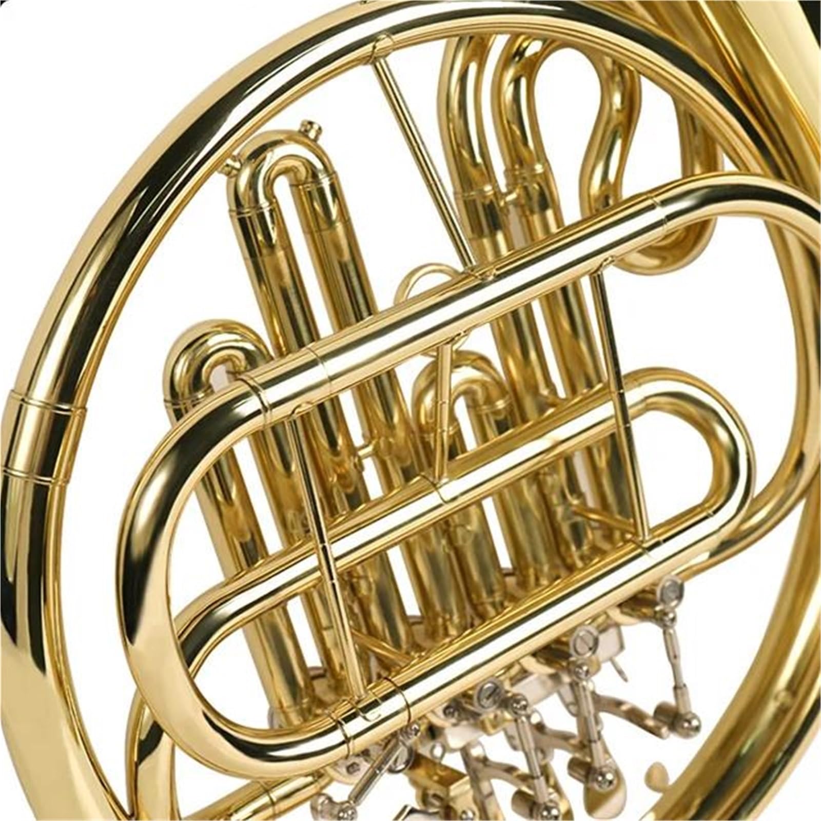Róg Francuski Instrument Dęty Pojedynczy Klucz Z Mosiężnego Rogu Francuskiego Bb