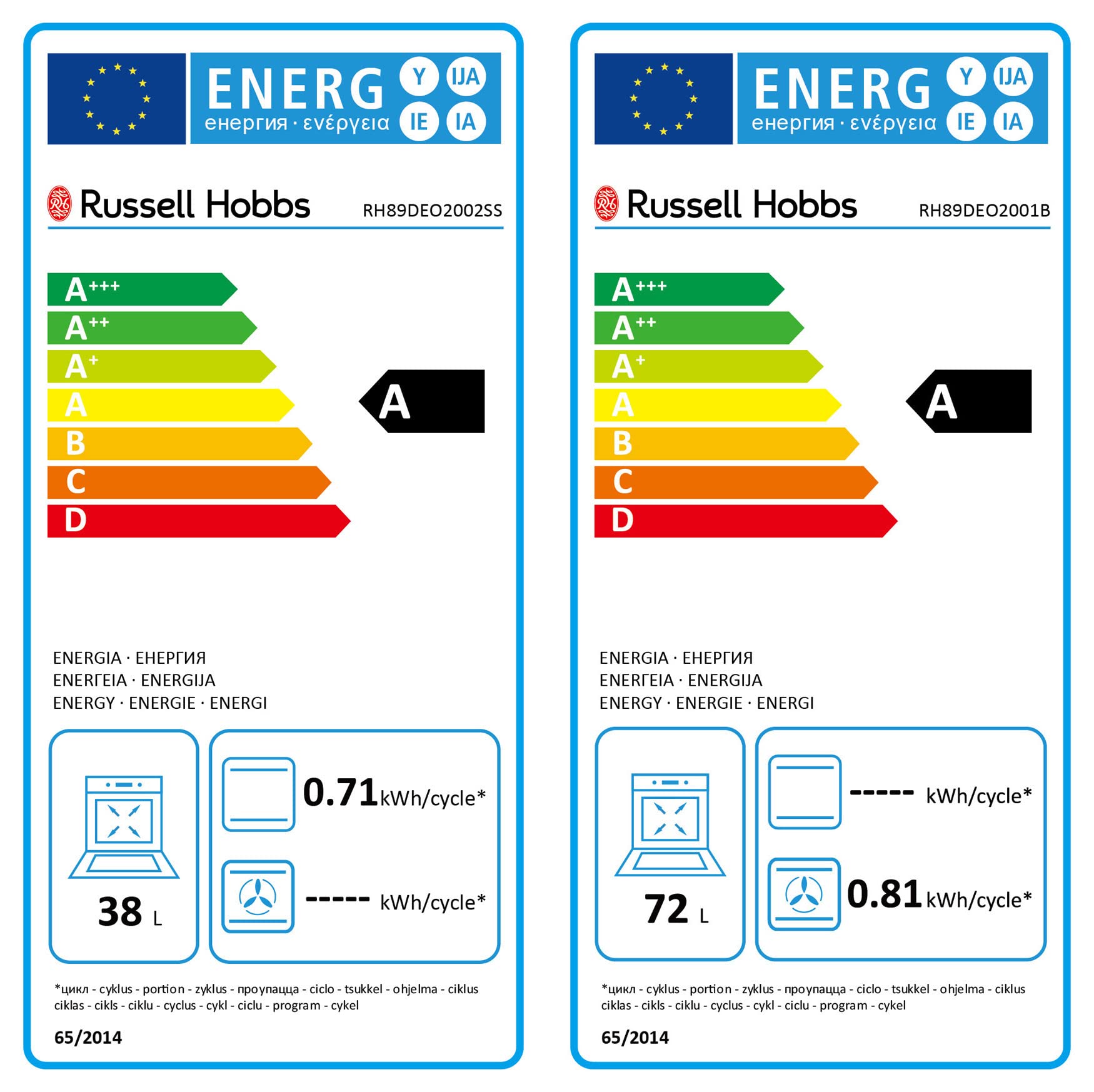 Belling BI902G Built In Gas Double Oven Black Amazon.co.uk Large