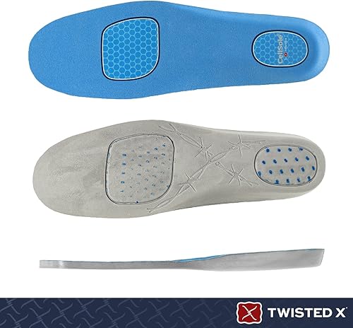 Miniatura 2 de Twisted X Cellsole - Almohadillas para zapatos de punta redonda regular para hombre para comodidad y apoyo durante todo el día, Punta redonda