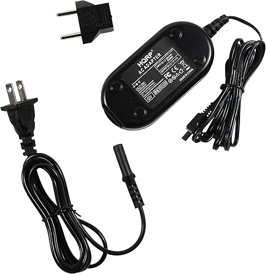 HQRP Replacement AC Adapter/Charger Compatible with JVC GR
