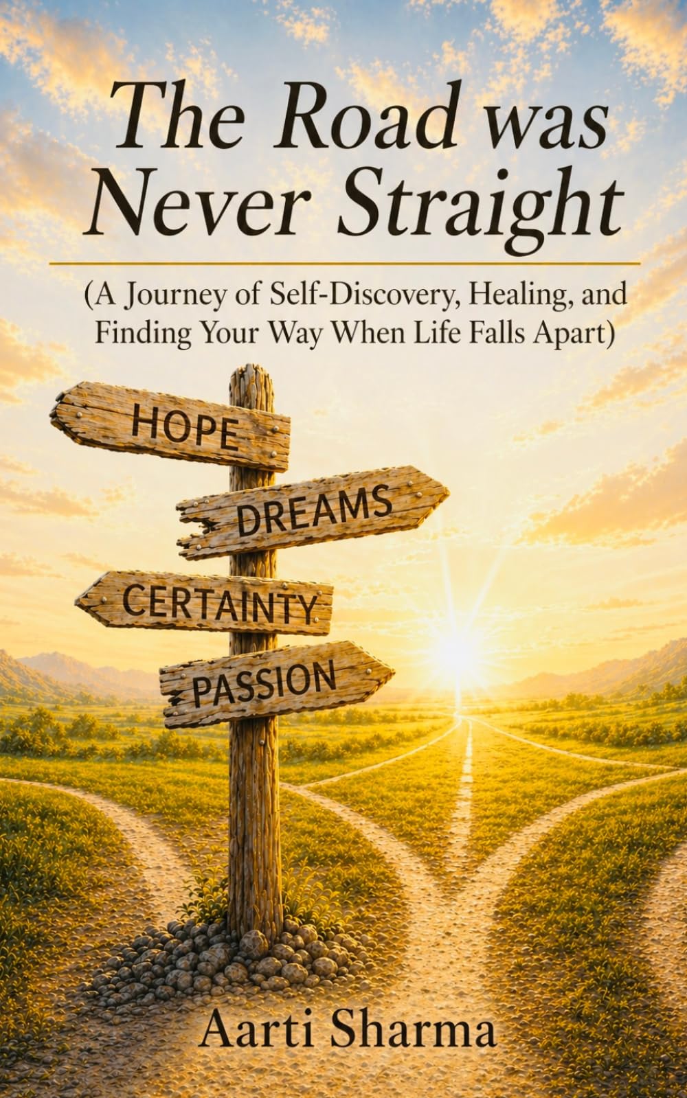 The Road Was Never Straight: A Journey of Self-Discovery, Healing, and Finding Your Way When Life Falls Apart