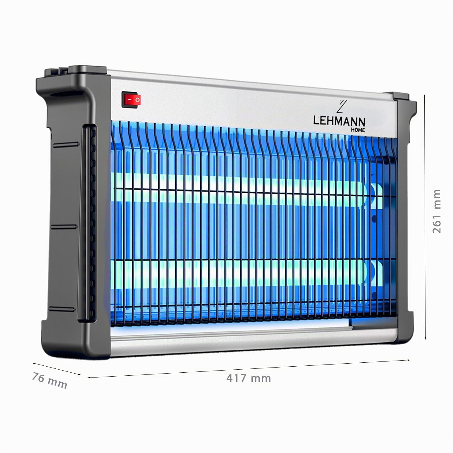 LEHMANN Lampe Anti Moustique Électrique 26 W 150 m² Silencieux Anti Insectes