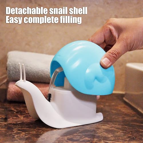 Miniatura 3 de Dispensador de jabón de manos de caracol, dispensador de jabón líquido para baño, dispensador de jabón de cocina para niños, novia, madre,