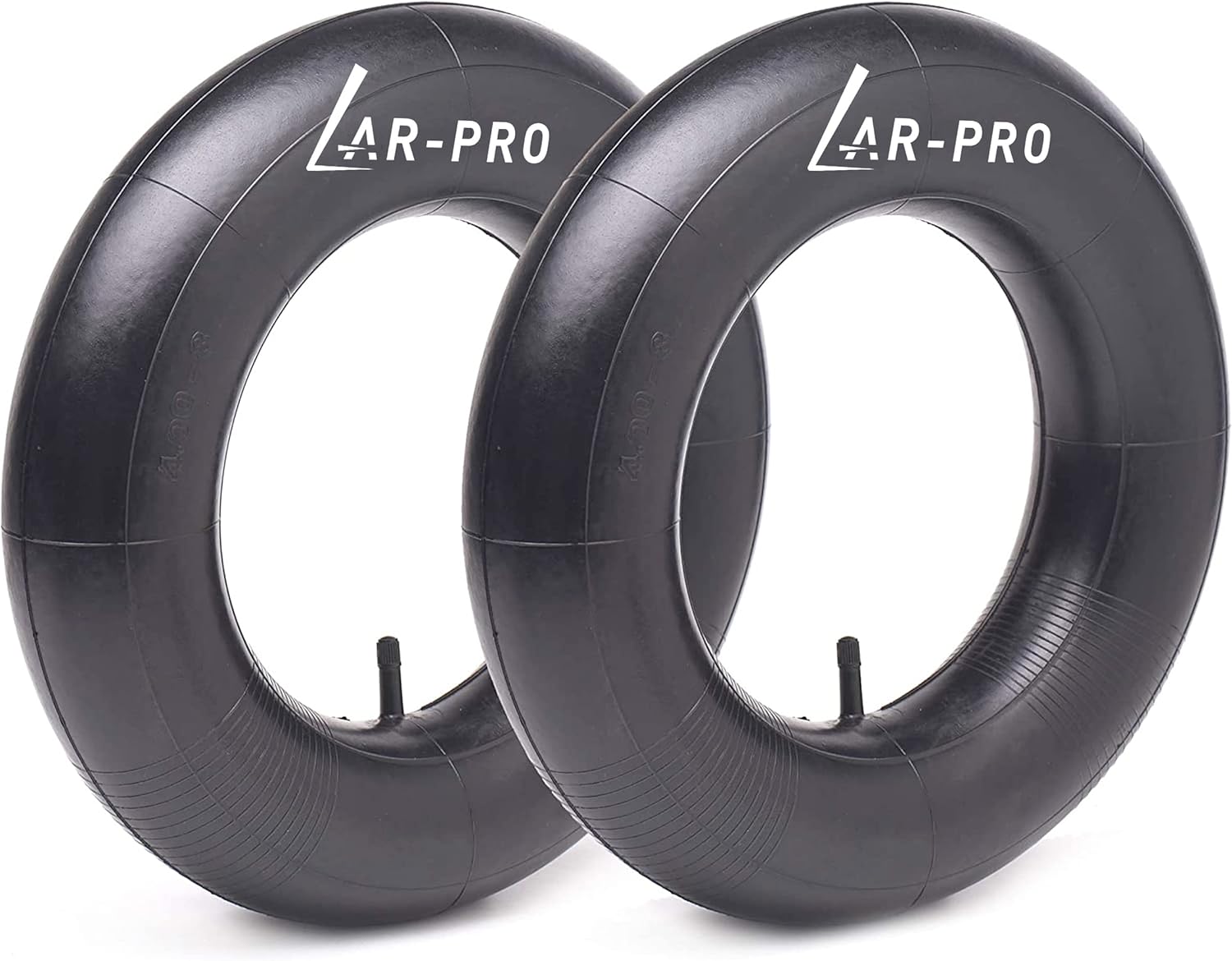 AR-PRO (Combo 2+2) 4.80/4.00-8" Tire and Wheel Set and Tubes, 16" Pneumatic Wheels with 5/8" Bearings,3" Centered Hub, for Wheelbarrows and Hand Trucks