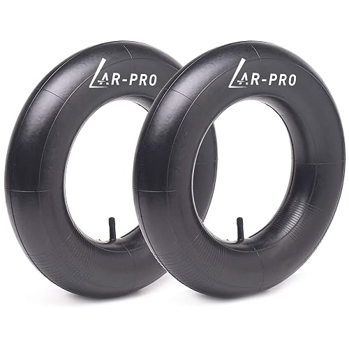 AR-PRO 4.80/4.00-8 Inner Tube, TR-13 Valve Stem, 2-Pack | Fits 8" Rim, Thick Natural Rubber Tube, TR-13 Straight Valve Stem, For Wheelbarrows, Hand Trucks & Utility Equipment