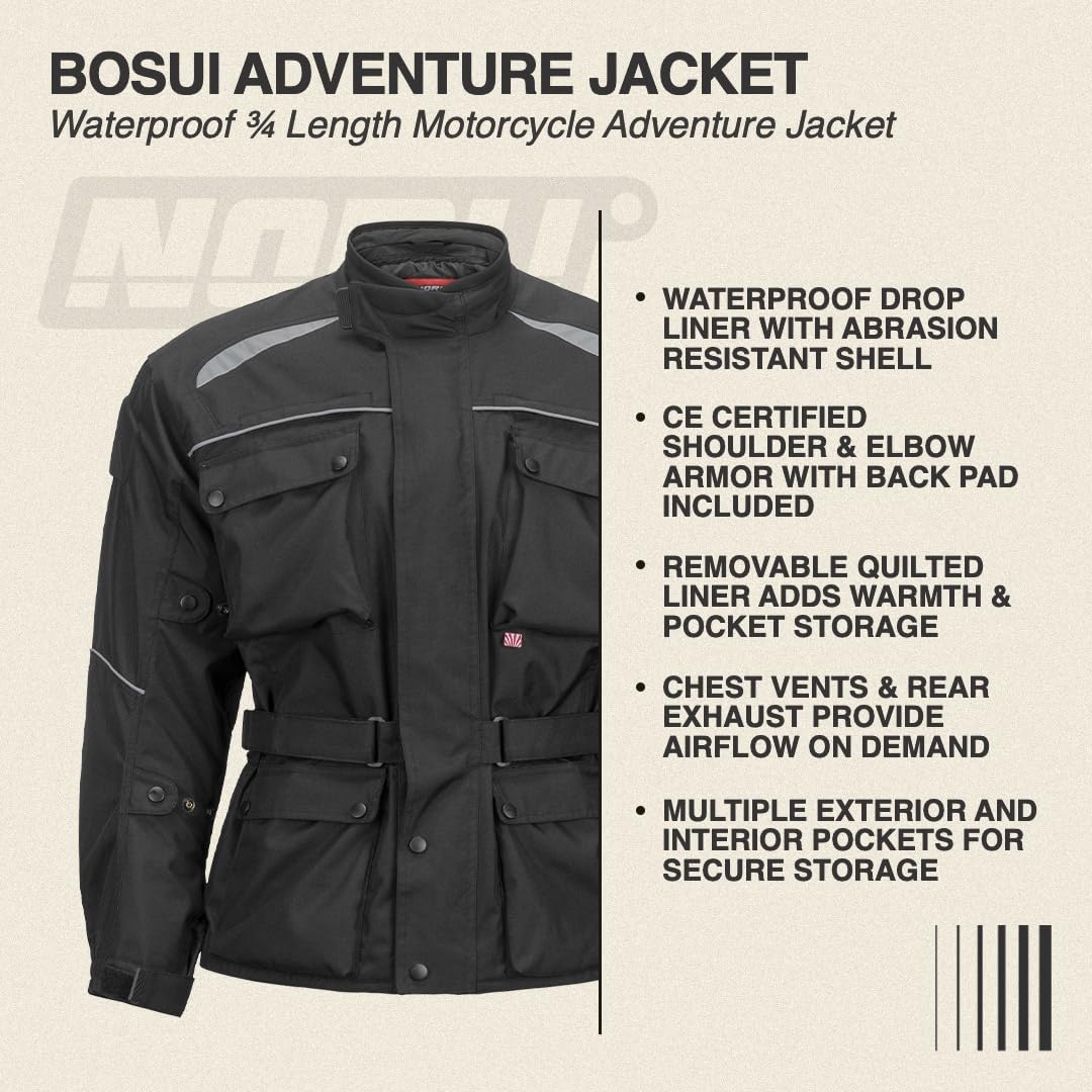 Noru Bosui Waterproof Motorcycle Adventure Jacket — view 6