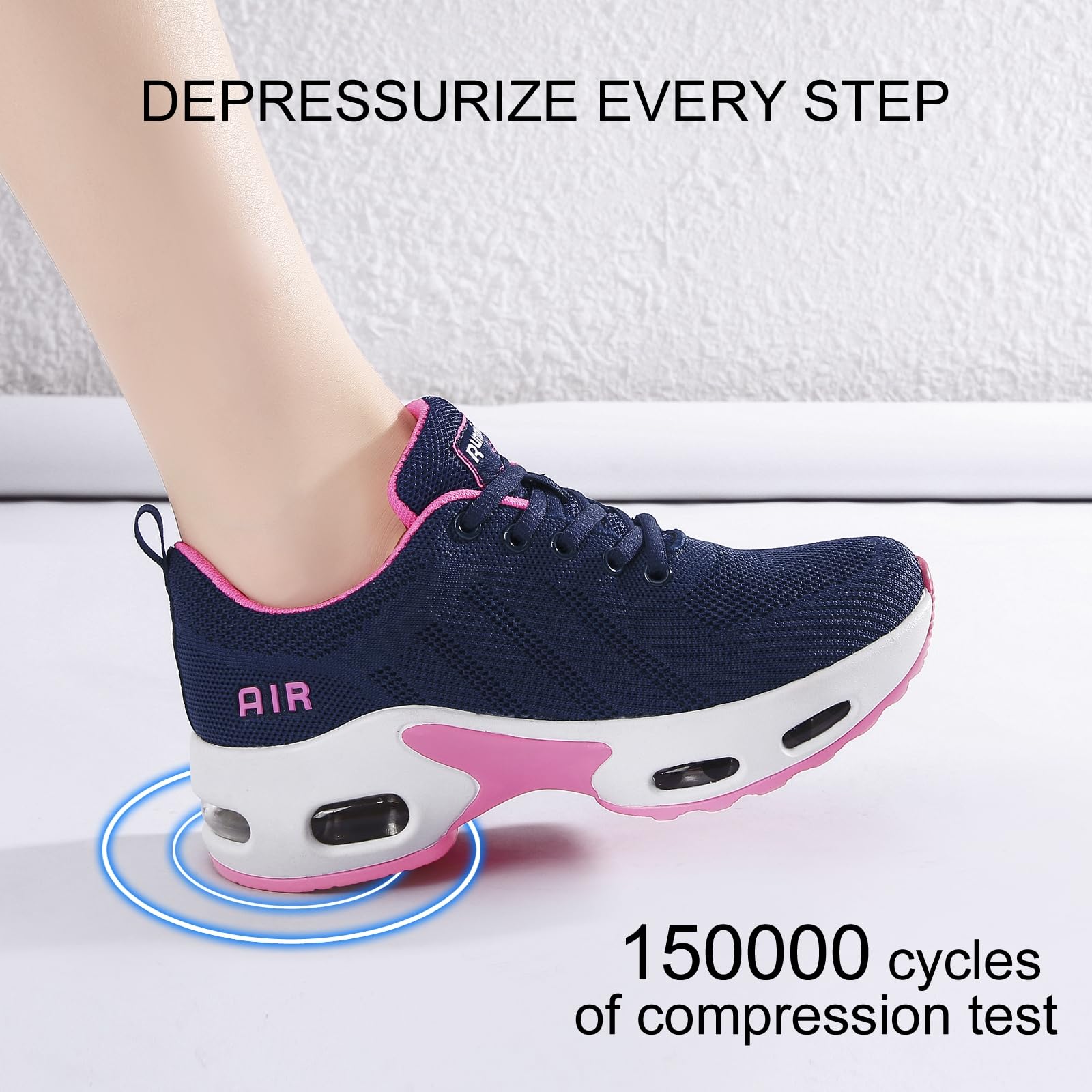 Myztra Scarpe Donna Sneakers Ginnastica Running Cuscino d'Aria Scarpe Sportive comode Fitness Outdoor Tennis