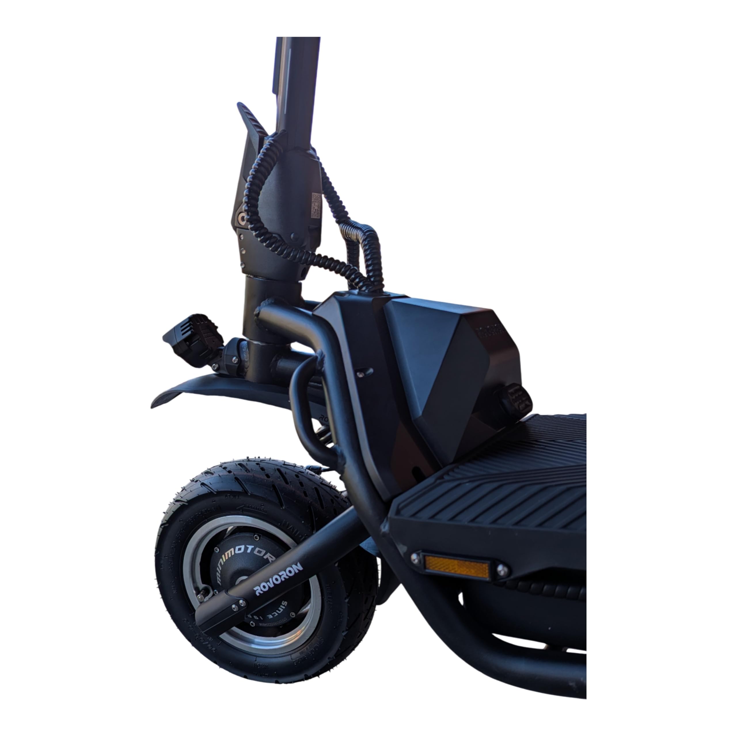 ROVORON R7 Patinete Eléctrico, 60 V 28 Ah, Motores Dobles, Neumáticos Tubeless, Firma LED