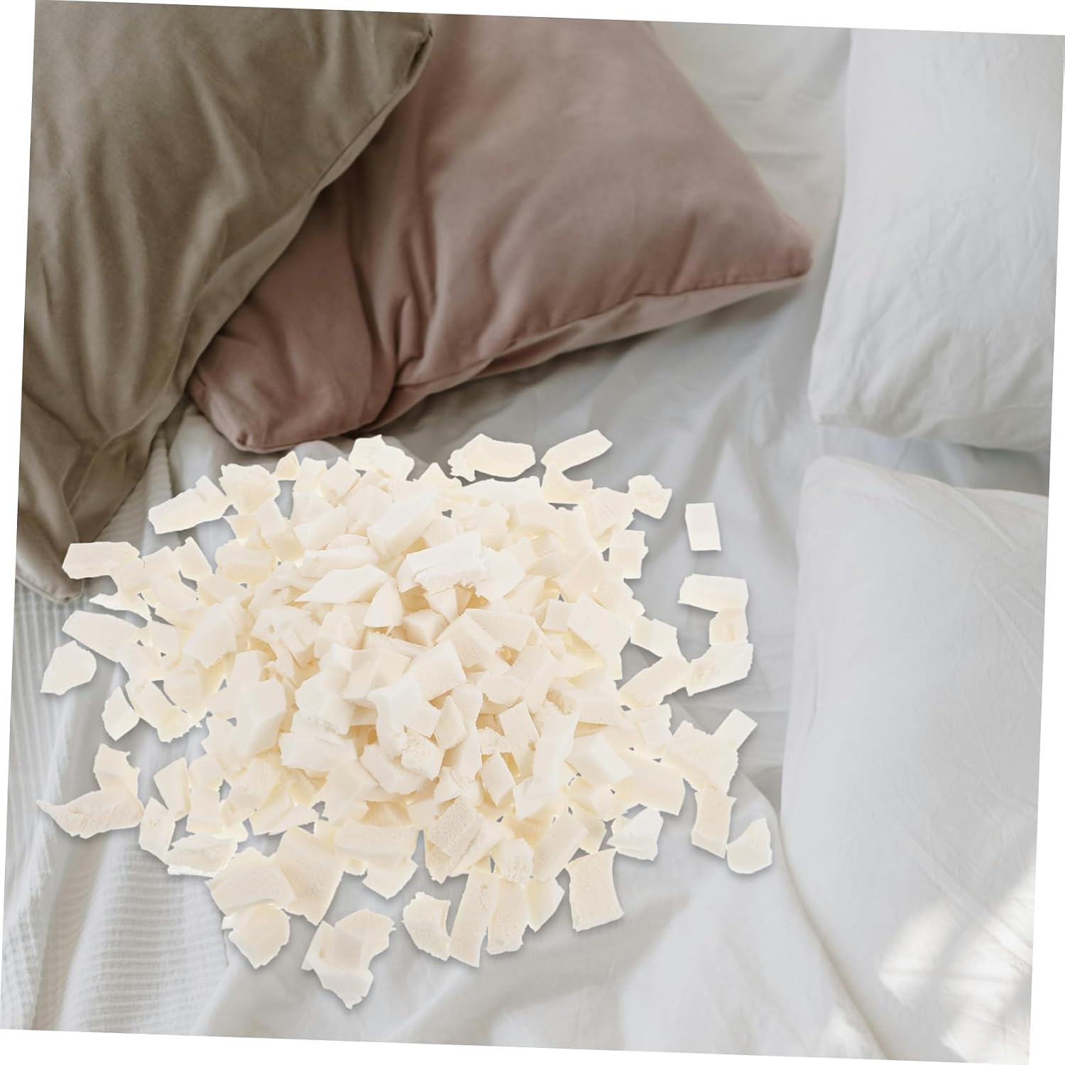 Healifty 1 Set Shredded Latex Beads for Couch Stuffing Comfortable Filling for Pillows Bean Bags and Dog Beds for Relaxation and Breathable Seating Experience