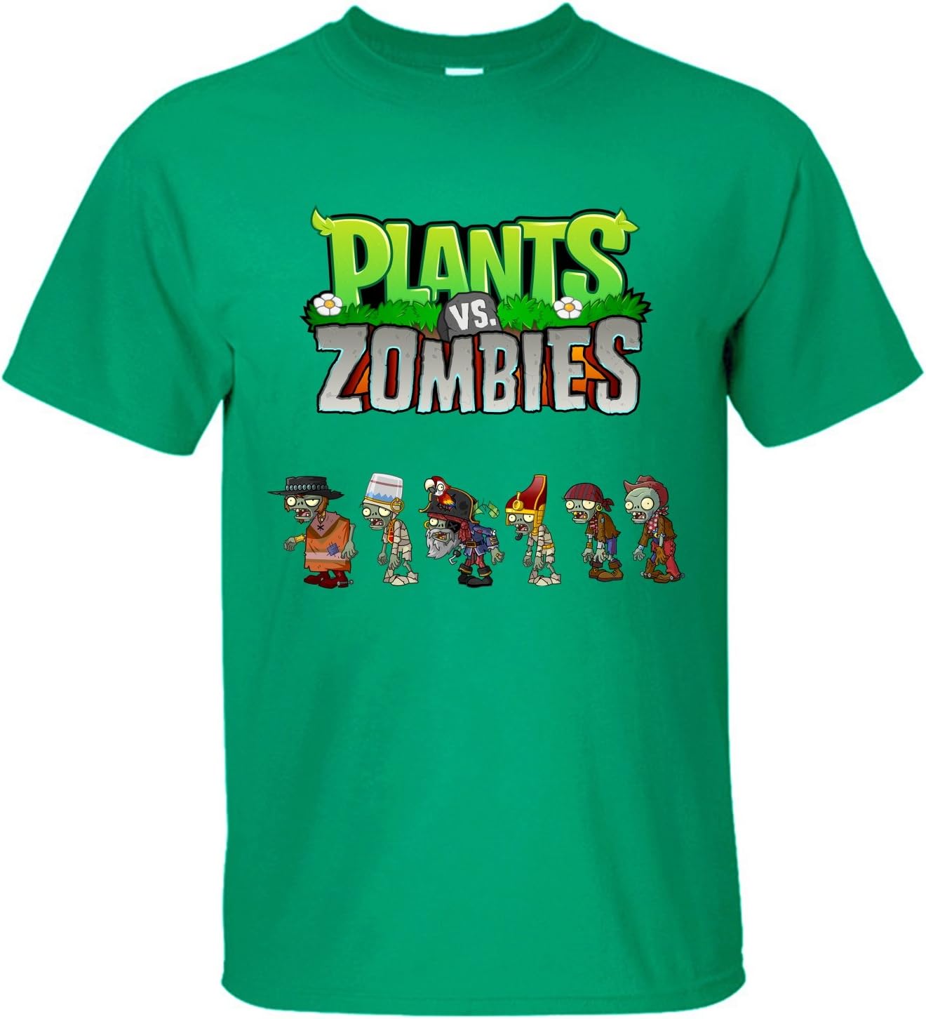 XBMW Men's Plants Vs. Zombies Custom Funny Cartoon T-shirt