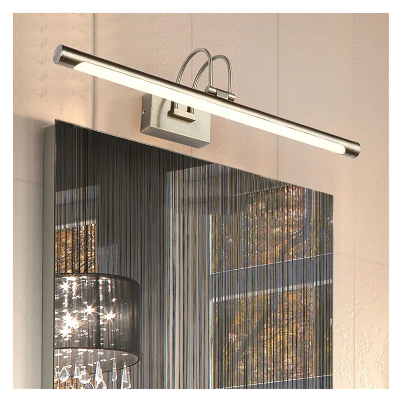 wall lamp V-intage led lampa łazienkowa europa szczotkowany nikiel Vanity oprawy oświetleniowe oświetlenie nad szafką z lustrem, oprawy oświetleniowe wiszące Wall light