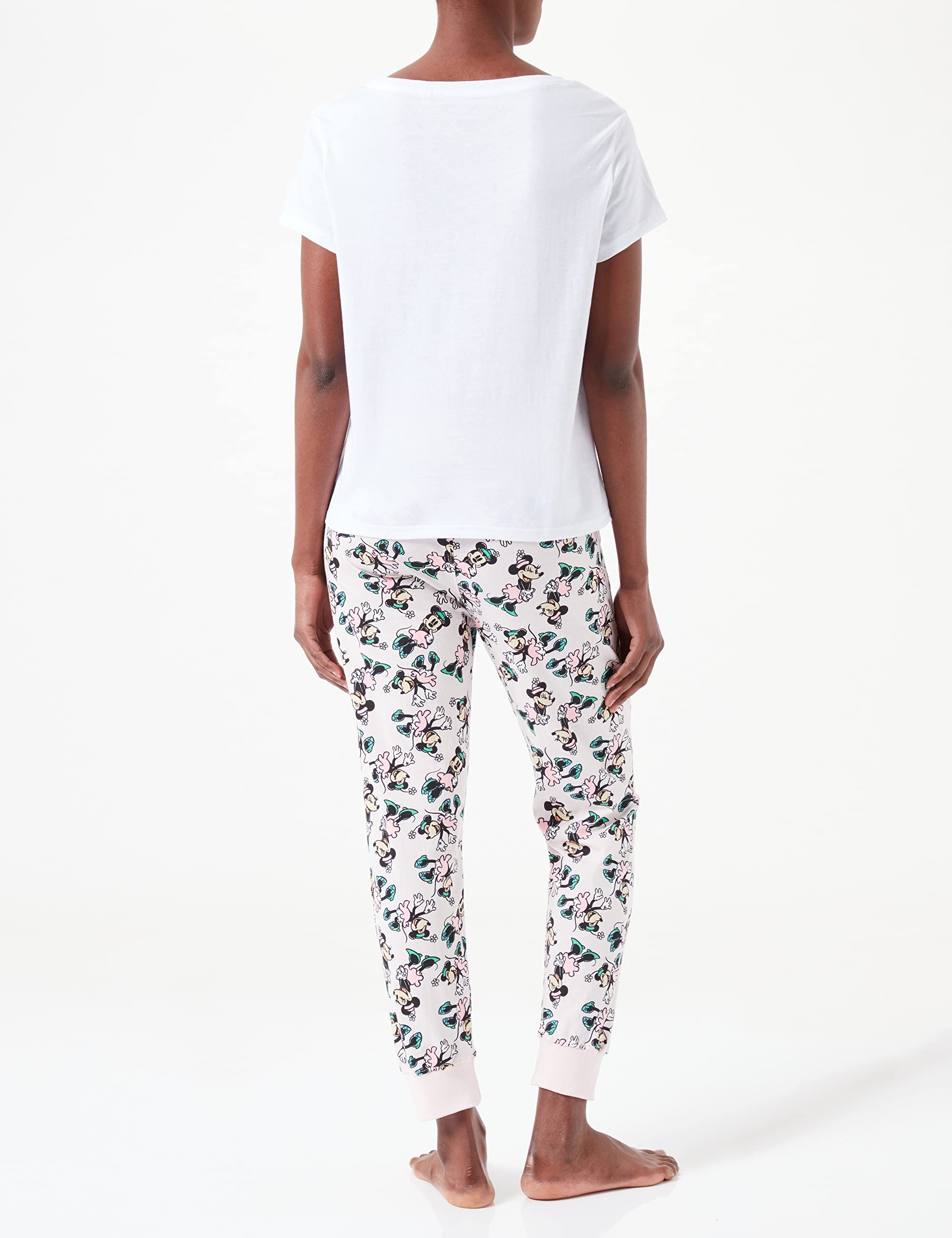 Disney Women's Good Vibes Minnie Pyjama Set, multi-coloured, S - Image 4