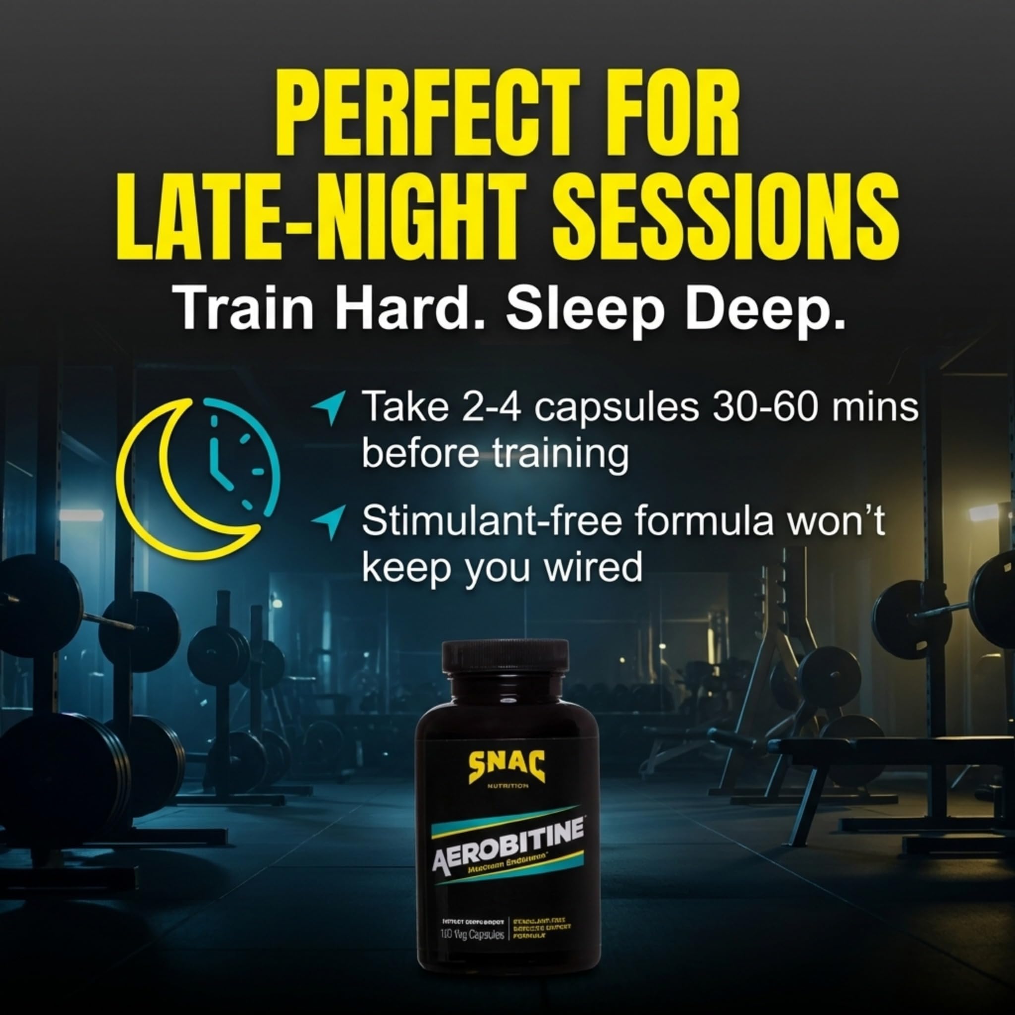 SNAC Aerobitine - Pre-Workout Supplement for Max Endurance, 120 Veggie Caps — Amazon image 4