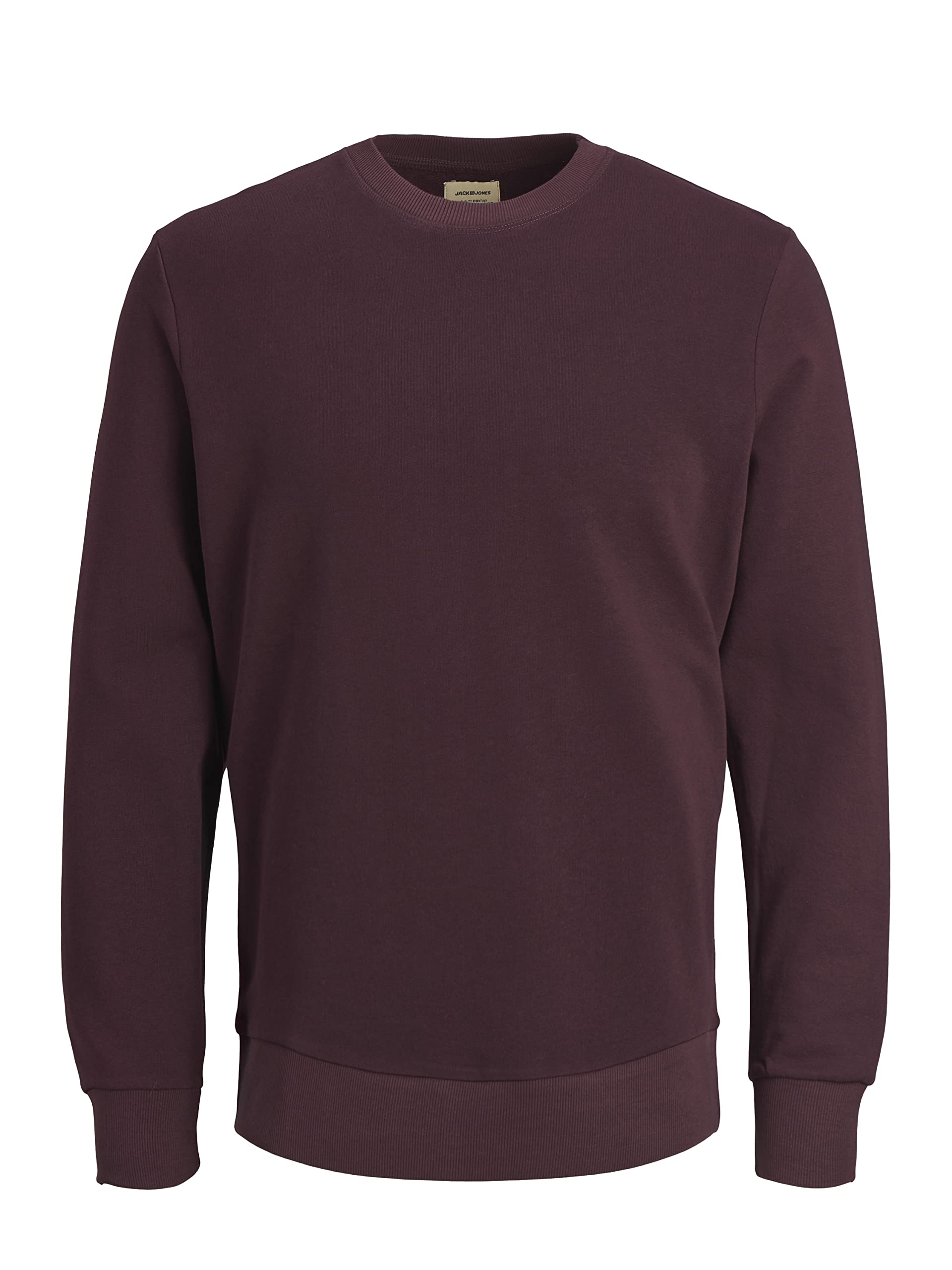 JACK & JONES Men's Jjeholmen Sweat Crew Neck Noos Jumper, Red (Port Royale Fit: Reg Fit), Small