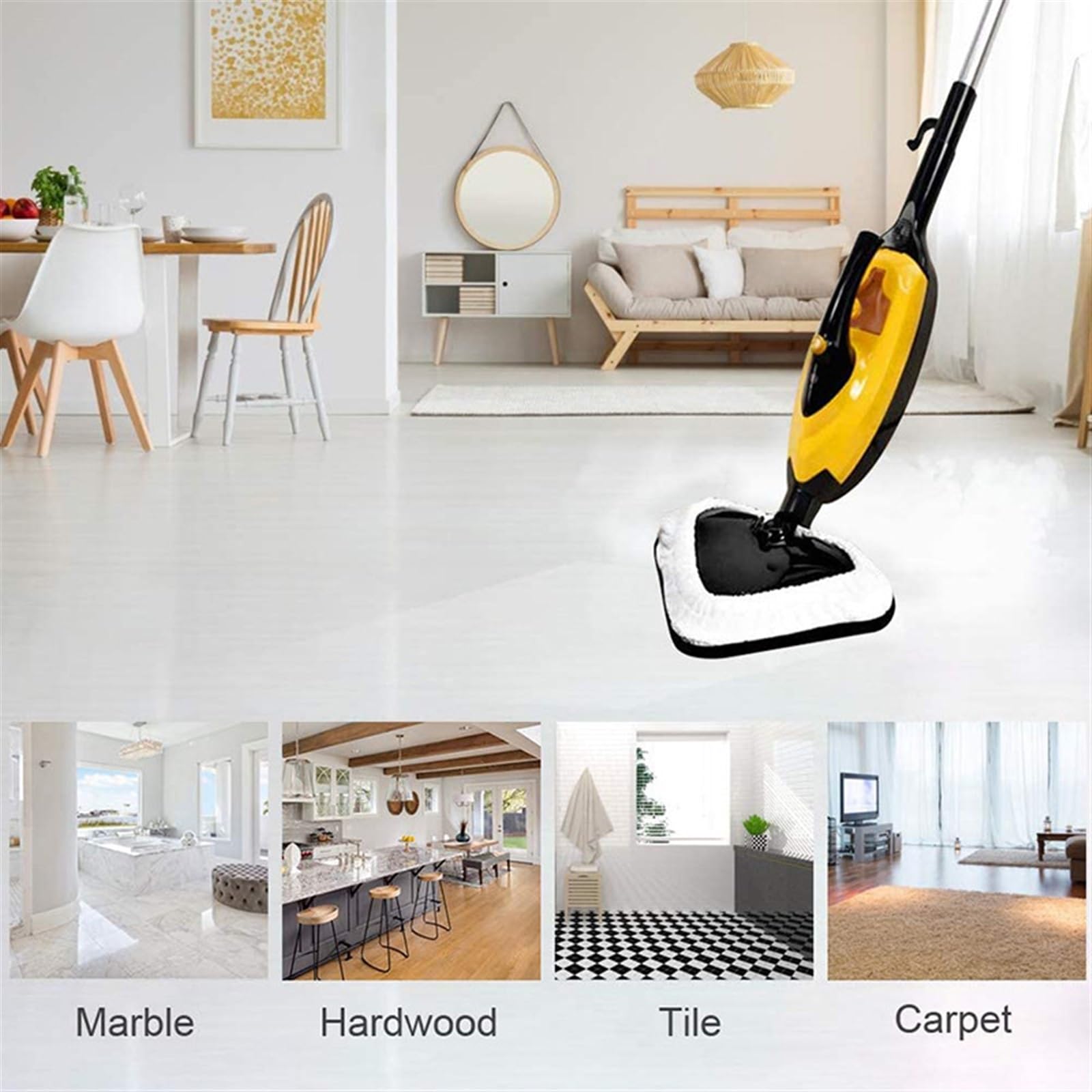 Almohadillas de Limpieza Microfibra Repuesto Reutilizables