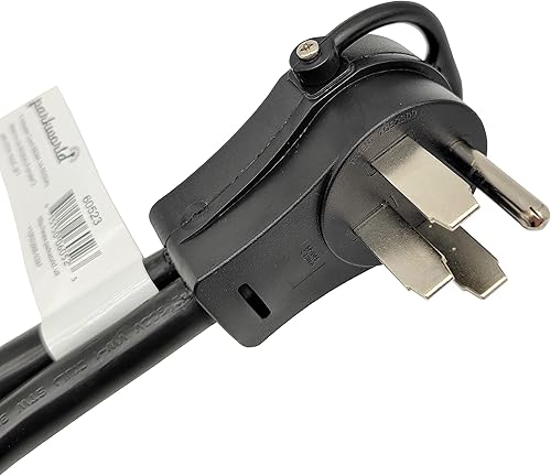 Miniatura 2 de Parkworld 60523 NEMA 14-50P a L6-30R Cable divisor de doble enchufe, RV 50 AMP 4 clavijas 14-50 macho a NEMA (2) receptáculo de bloqueo giratorio