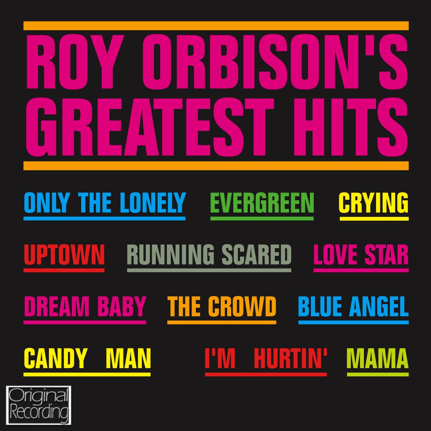 Roy Orbison - Roy Orbisons Greatest Hits [Cd] Blue