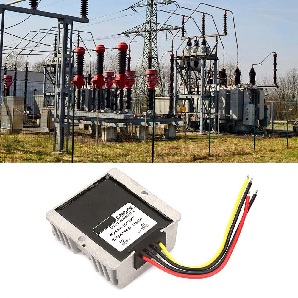 Regulador Automático de Voltaje Paso a Paso 24V (6A)