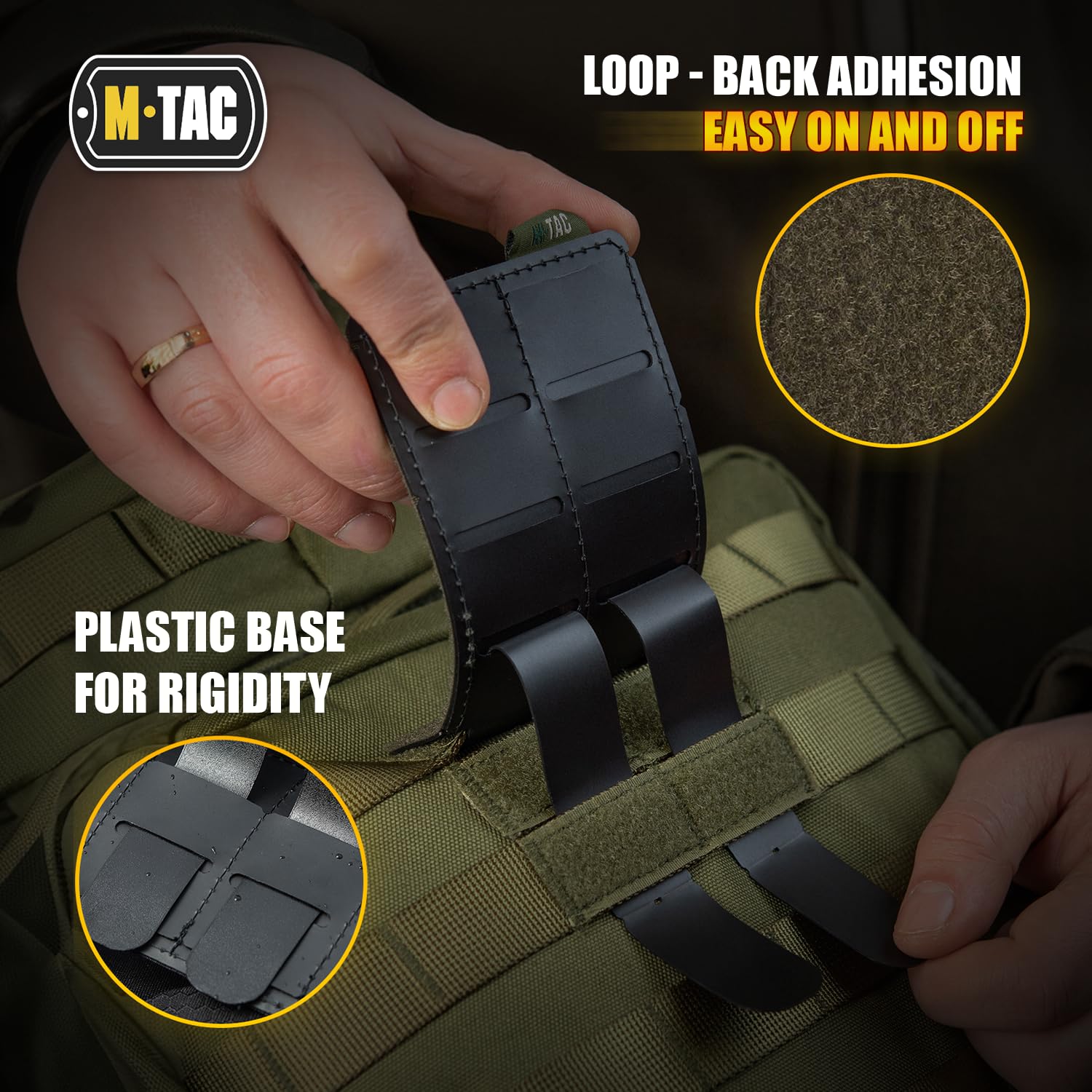 M-Tac Tactical Morale Patch Hook And Loop Display Board Molle, Jacky's, 80 x 135