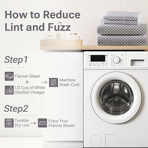 Vista 61 de True North by Sleep Philosophy - Juego de ropa de cama acogedora de franela 100% algodón, estampado de animales y estrellas, lindo, ultrasuave