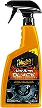 Meguiar's Hot Rims Black Wheel Cleaner, Deep Foaming Gel Specially Formulated to Effectively Clean Matte, Gloss, Satin, and Chrome Black Wheels, 24 Oz Spray Bottle