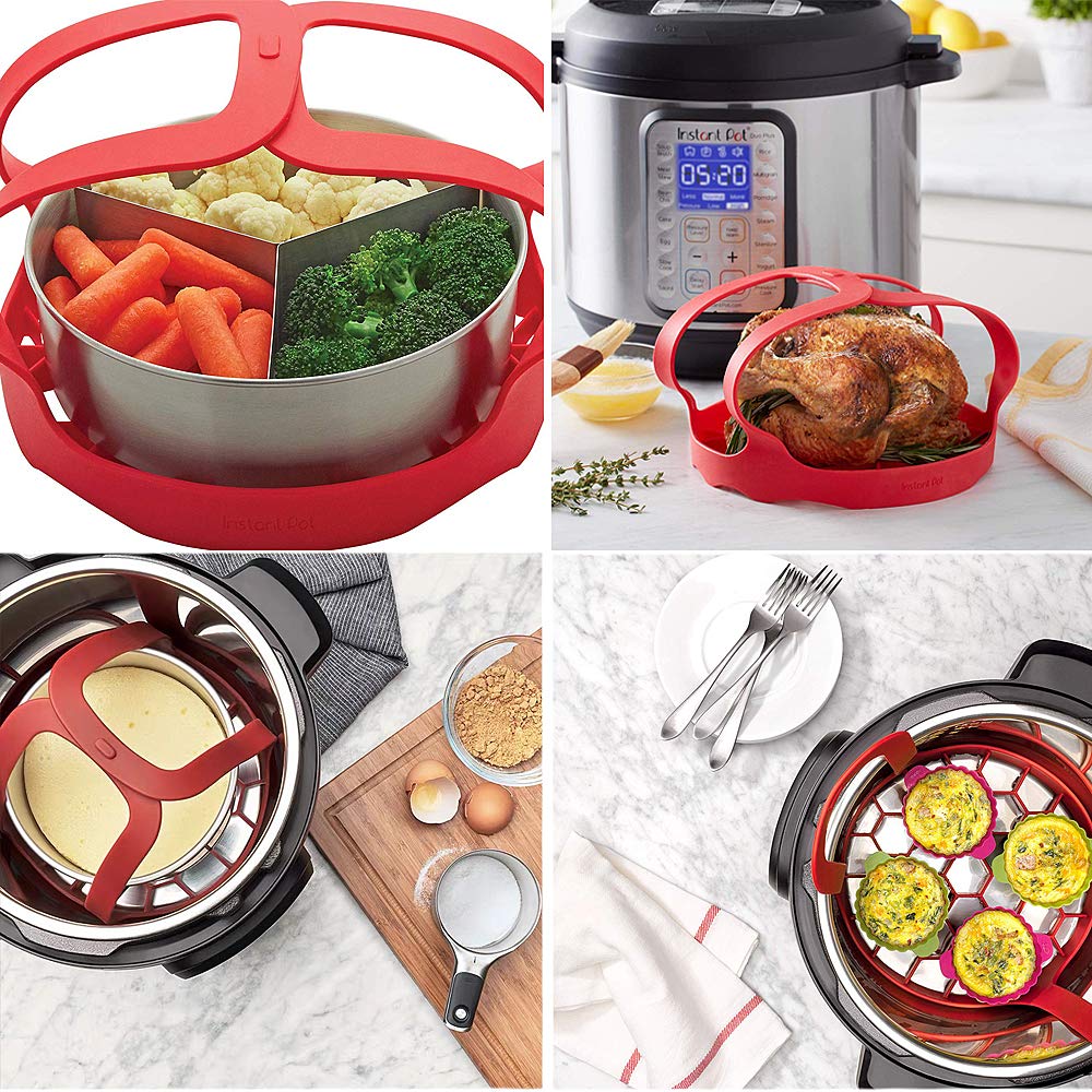 Dessous De Plat Avec Poignées Pour Autocuiseur Instantané (poignée Avec Silicone, Pour 3 L