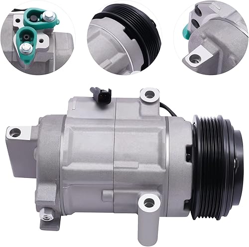Miniatura 4 de Compresor de CA y AC para 2007-2010 Fo-rd Edge y Lin-coln MKX V6 2007-2010 3.5L