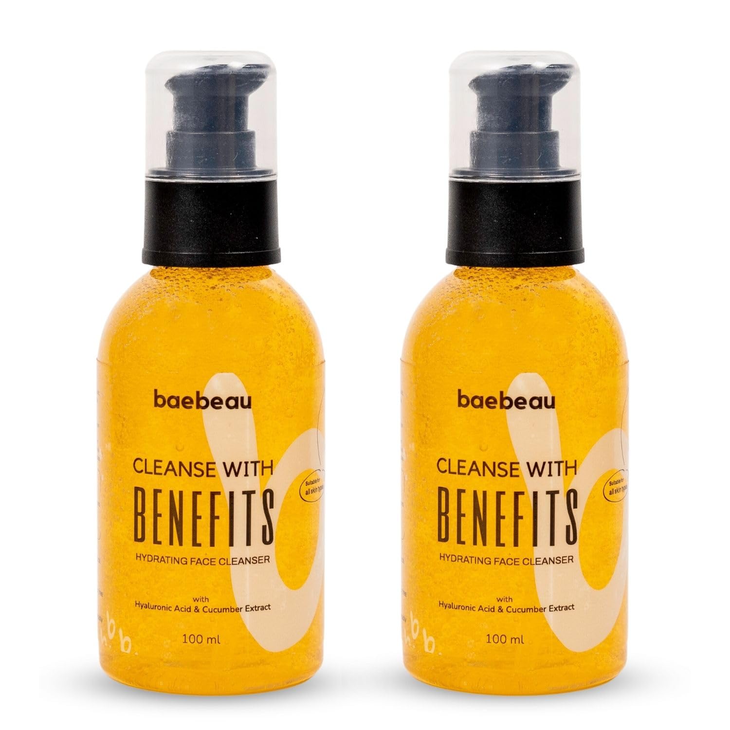 Baebeau Cleanse with benefits Hydrating Face Cleanser Pack of 2-200ml