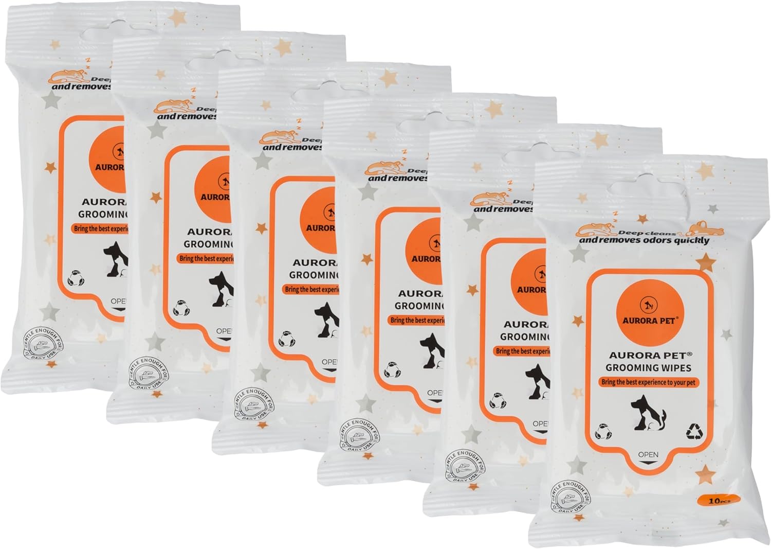 Aurora Pet Wipes – 100% Natural, Plant-Based Hypoallergenic Grooming Wipes for Dogs & Cats (60-Count Travel Pack) Aurora Pet Wipes – 100% Natural, Plant-Based Hypoallergenic Grooming Wipes for Dogs & Cats (60-Count Travel Pack)