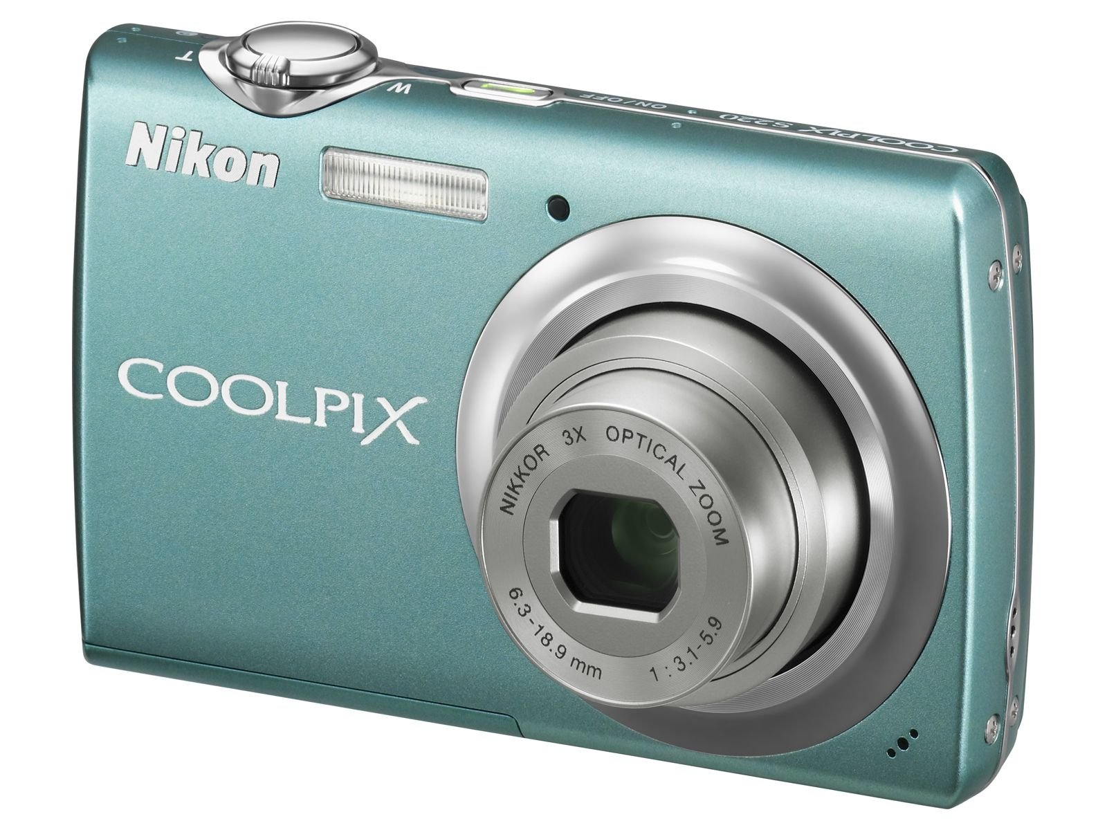 Nikon Coolpix S220 Digital Camera 10 Megapixel 3x Optical Zoom 7.6