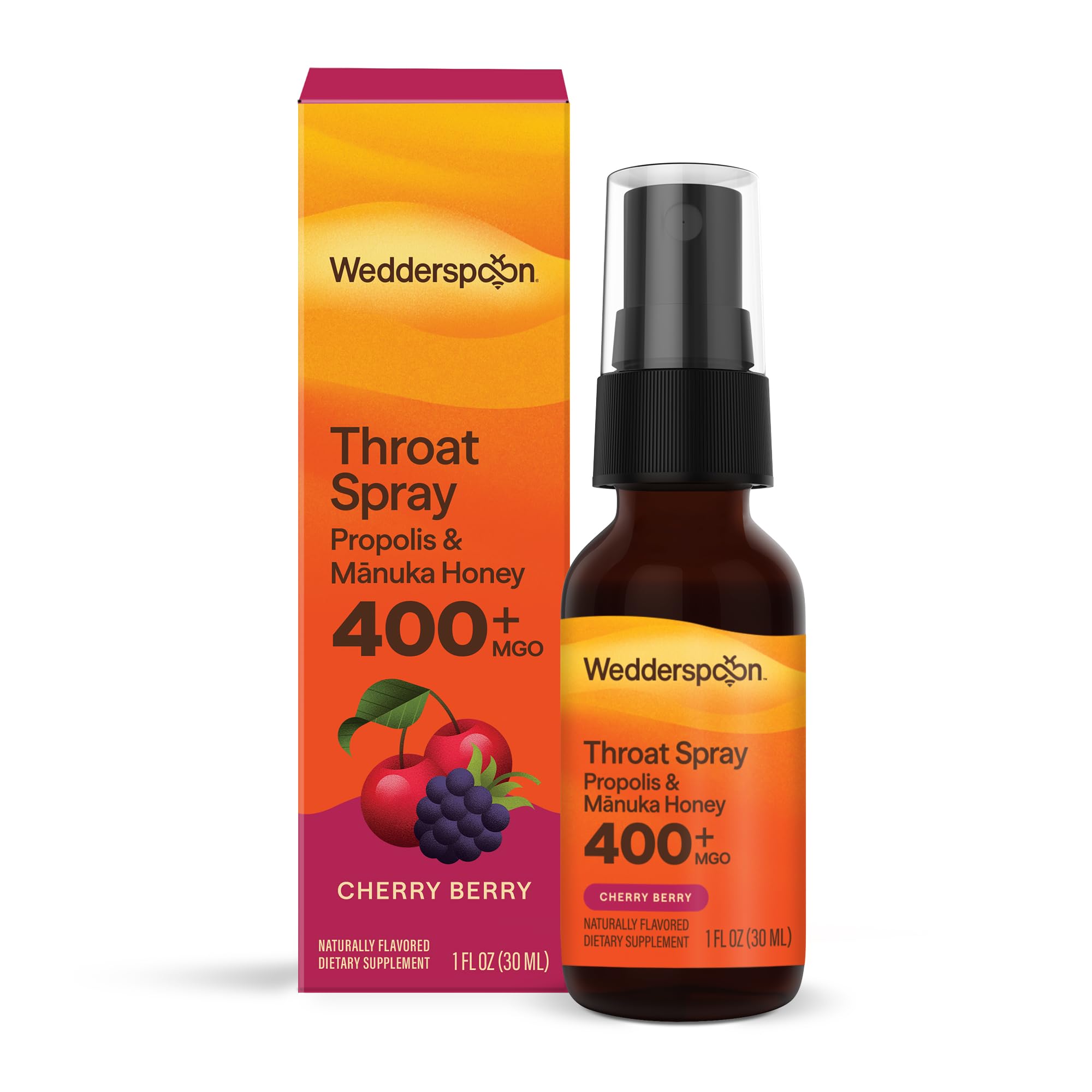 Wedderspoon Propolis & Manuka Honey Throat Spray, Lemon & Ginger, 1 Fl Oz — Amazon image 8