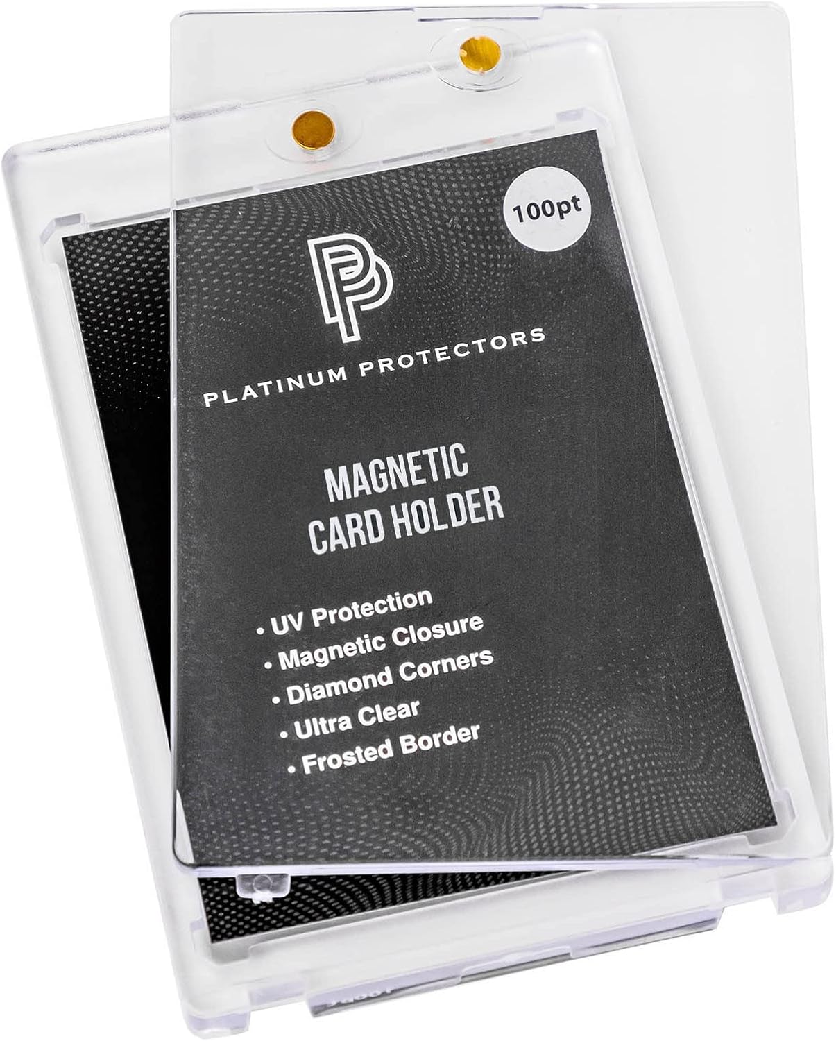 Magnetic Card Holder for 100pt Trading Cards (100 Pack) One Touch Case with Ultra Clear UV Protection