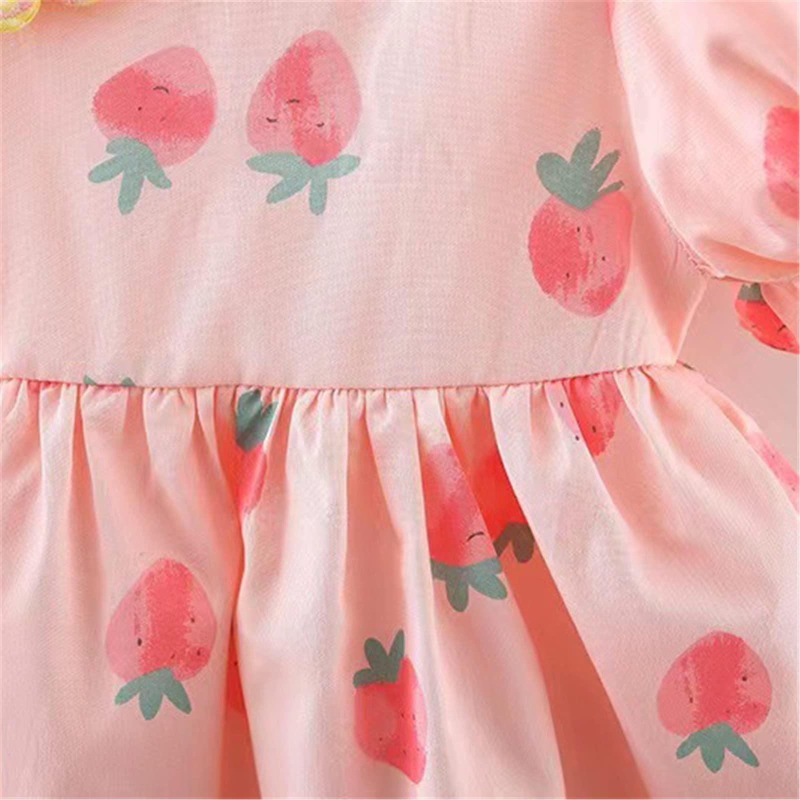 Amazon.com: Toddler Baby Girl Suspender Ruffled Skirt Dress Strawberry  Print Dress Summer Princess Dress for My (White, 6-12 Months): Clothing,  Shoes & Jewelry