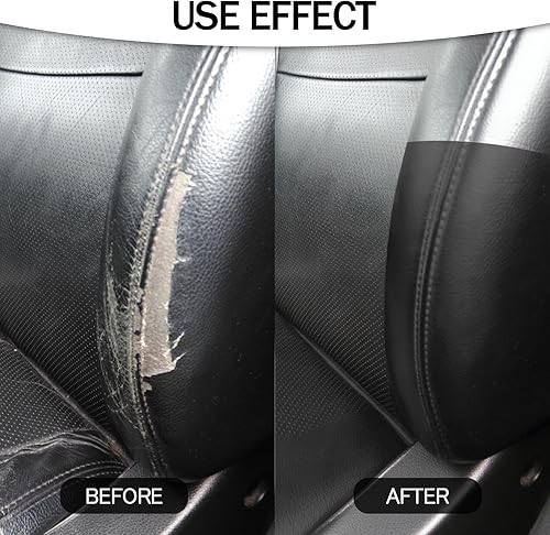Miniatura 7 de CHEIGHY Kit de reparación de cuero, parche de reparación de cuero autoadhesivo para muebles, kit de reparación de vinilo de 8.2 x 11 pulgadas para