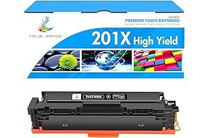 TRUE IMAGE Compatible Ink Cartridge Replacement for HP 201A CF400A, Delivers Exceptional...