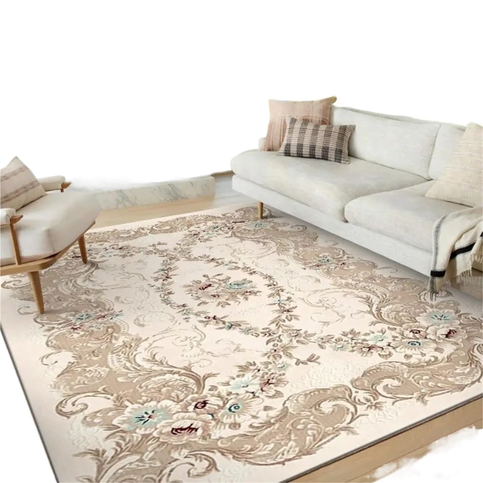 Tapis bohème vintage 120x200cm anti-fatigue pour salon